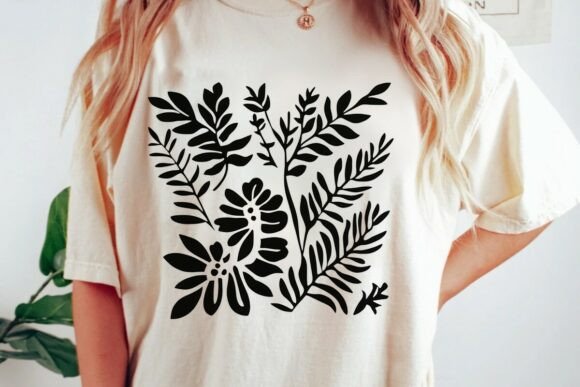 Abstract Botanical Silhouette Design PNG: A Designer's Go-To Asset