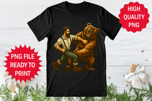 Bold Humor in Design: The Funny Man Fighting PNG
