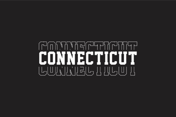 Connecticut Varsity Typography Design: Classic Style for Modern Projects