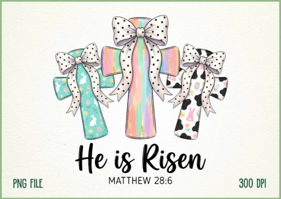 Crafting Meaningful Moments with the He is Risen Cross Bow Design