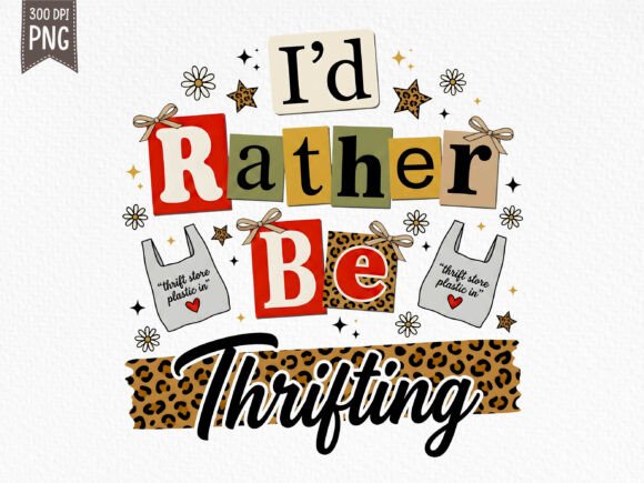 Embrace the Hunt: Creative Uses for the Thrifting PNG Design