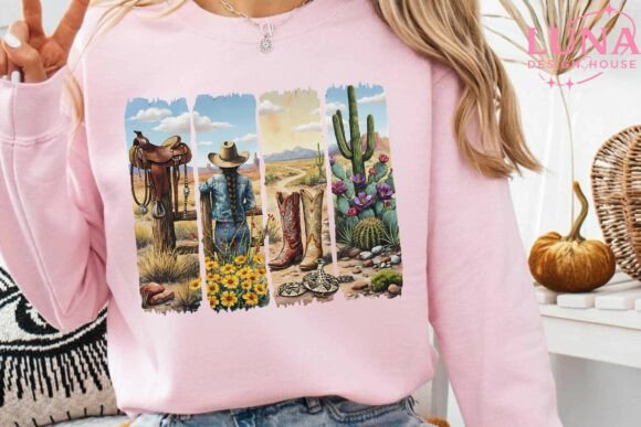 Howdy PNG Retro Western Shirt Design: A Creative Asset