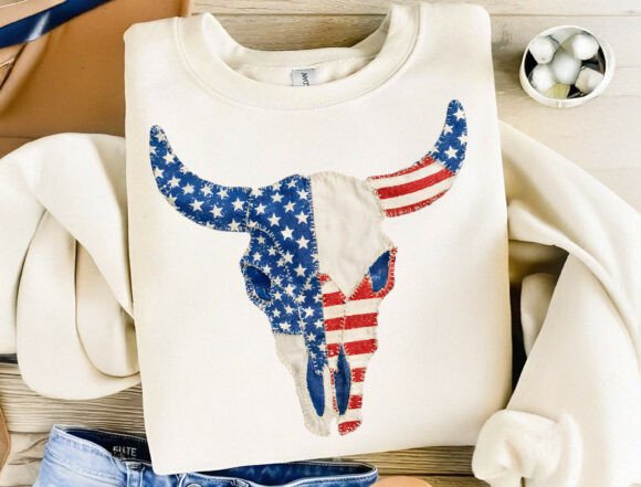Western Americana: Designing with a Patchwork Skull